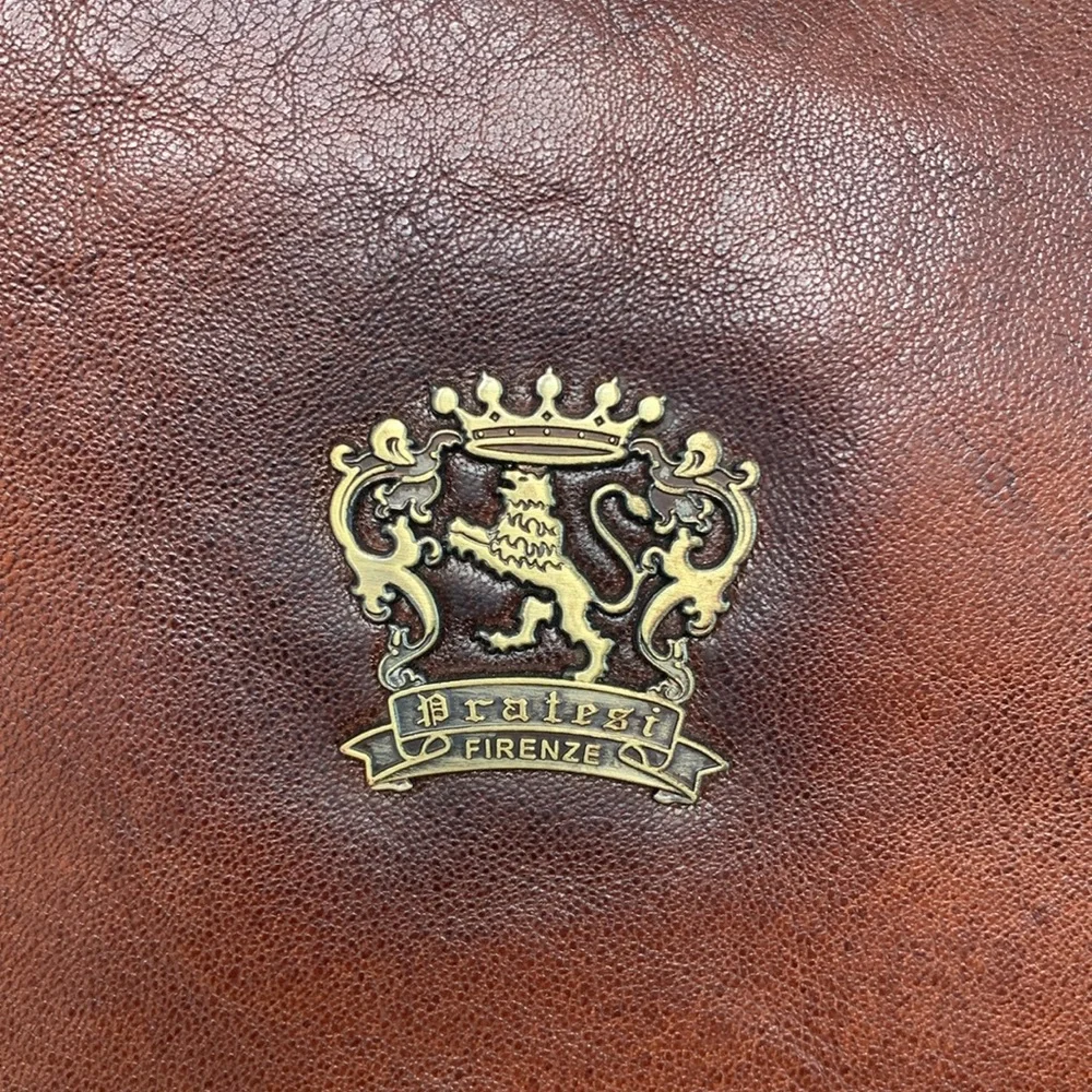 PRATESI FIRENZE Clutch Purse Genuine Leather Made in Italy - Picture 2 of 10